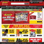 Supercheap Auto 20% off for Two Days