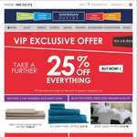 25% off Sheridan Factory Outlet Store VIP Exclusive