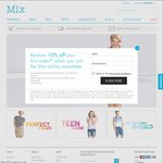 Mix Apparel $25 off When You Spend $50