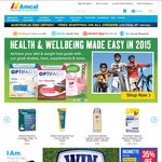 Amcal Free Shipping Australia Day Offer Save $7.50 No Minimum Spend