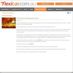 Melbourne - Flexicar Car Sharing $35 Annual Fee (Was $70) + $15 Credits