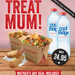 Noodle Box Mother's Day Deal - 2 Small Boxes, 2 Spring Rolls, 2 600ml water $24.95