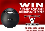 Win a Sony Portable Bluetooth Speaker worth $50 from Rock Your Body Fitness