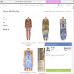 20% off Designer Dress Hire at Dress Me Darling - Free Shipping
