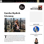 Win 1 of 5 Family Passes to Eureka Skydeck from The Weekly Review [VIC]