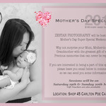Mother's Day Photography $100.00 (Save ~$200) @ Zestar Photography [Carlton, NSW]