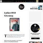 Win 1 of 5 Copies of Luther: Series 4 on DVD from The Weekly Review (VIC)