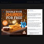 Free Double up of Churros on Churros for 1 or for 2 @San Churro (Minimum $8.95 for Churros for 1)