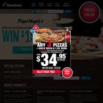 $6.95 Traditional Pizzas Pickup @ Domino's