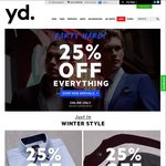 25% Off Everything @ yd