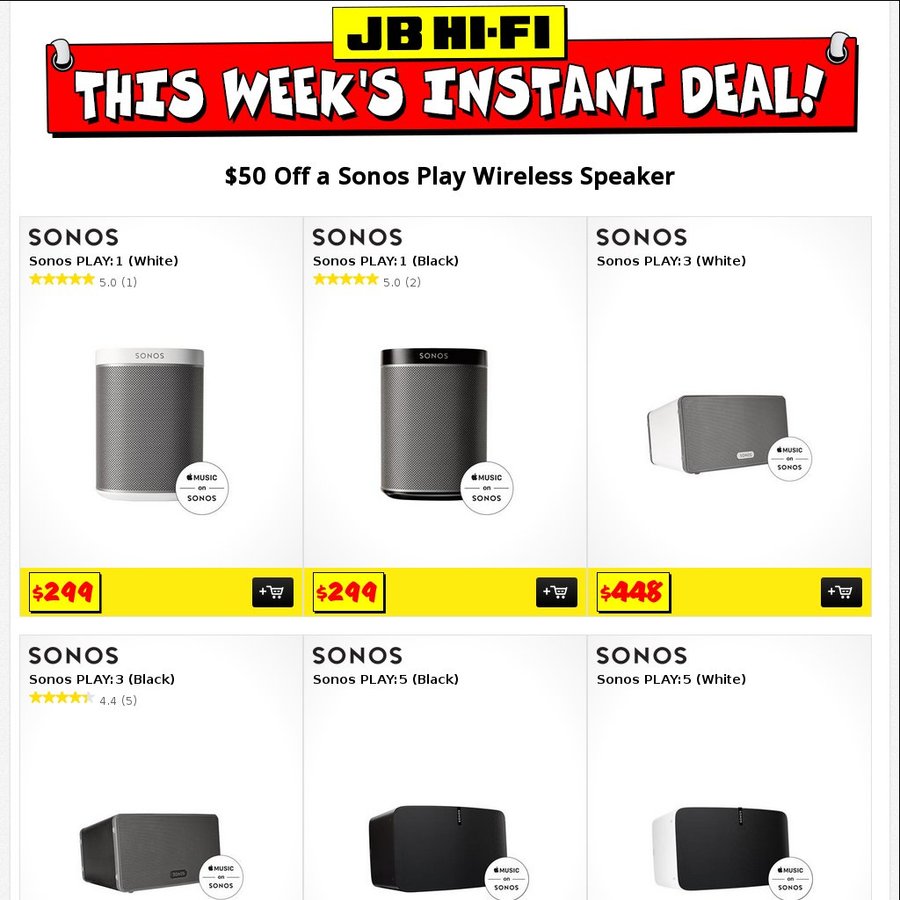 jb hi fi sonos