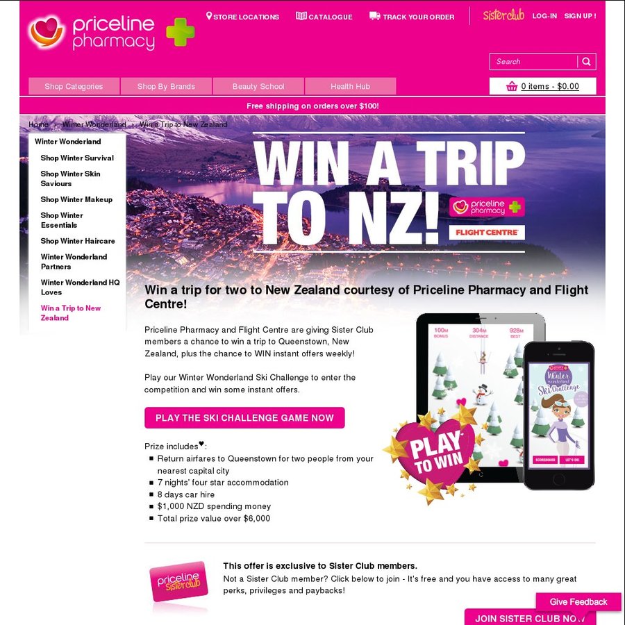 win a trip nz