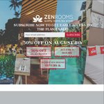 Special 1st Anniversary Sales - 50% off on All Hotels in Bali, Singapore, Thailand & Hong Kong @ ZEN Rooms
