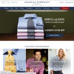3 Shirts for $99 - Charles Tyrwhitt + $12.95 Shipping