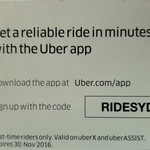 Up to $20 off First Ride with Uber in Sydney