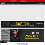25% off $99(US) Purchase at Eastbay