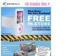 Pick up an iPod Nano armband from Wireless 1 for free or $9.95 online shipped!