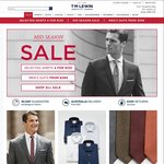 Further 10% off Sale Items or 25% off Full Price @TM Lewin 4 Shirts for $108 + Delivery (Free Shipping over $120)