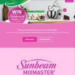 WIN a Sunbeam Planetary Mixmaster® 50 to Be Won Valued at RRP $299.00 [Purchase Greens Baking Products]