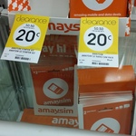 $2 amaysim Sim Cards - Now $0.20 (Clearance) @ Kmart