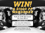 Win a $1,000 & Three $100 Gift Cards from Princess Polly