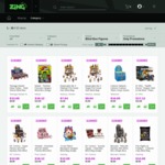 Zing Pop Culture Selected Blind Bags/Boxes Clearance - ($4ea), 30% off Selected Collectibles