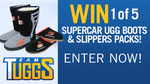 Win 1 of 5 Supercar Ugg Boots & Slippers Packs Worth $165 from Seven Network