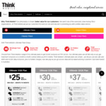 Think Mobile 20GB + Unlimited Talk and Text PostPaid Plan (Vodafone Network) $48 / Month