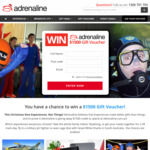 Win a $1,500 Gift Voucher from Adrenaline