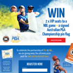 Win a VIP Double Pass to an NBL Game & Signed PGA Championship Pin Flag Worth $3,000 from NBL