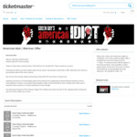 Green Day's American Idiot Musical [MEL] Special Preview Tickets $69.90 (Ex Booking Fee) via Ticketmaster