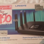 [QLD]  Linksys EA9500 Max-Stream AC 5400 Gigabit Router $190 and More Clearance Routers from JB Hi-Fi Earlville