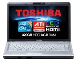 TOSHIBA L510 002002 Core i3 With 8GB Memory Dedicated GPU @ $699 Centre Com + Shipping