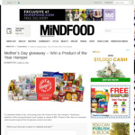 Win 1 of 5 Product of the Year Hampers Worth $50 from MiNDFOOD