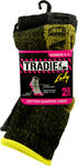 Tradie Lady Cotton Quarter Crew Socks 2 Pack - Yellow, Pink $2 @ Big W