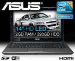 Asus Core i3 Notebook 14", 2GB DDR3, 320GB HDD $599 from Catch of the Day