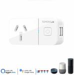 Wi-Fi Smart Socket Plug 2x USB Alexa & Google Home Compatible $18.99+ Delivery (Free with Prime/ $49 Spend) @ Topersun Amazon AU