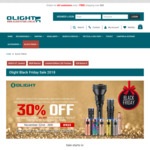 Olight Black Friday Sale: 30% off Selected Torches, 10% off All Other Torches @ Olight