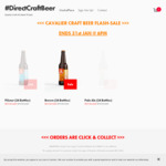 [VIC] Cavalier Pilsner, Brown Ale and Pale Ale Cases - $55 Each Click & Collect @ Cavalier Tap Room Derrimut