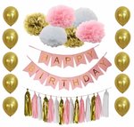 Birthday Party Decorations Set $9.20 (60% off) + Delivery (Free with Prime/ $49 Spend) @ B&D Party via Amazon AU