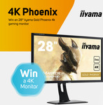 Win a 28" iiyama Gold Phoenix 4K Gaming Monitor from Scan