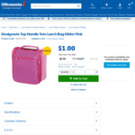 Officeworks Back to School Lunchboxes $1 (Clearance)