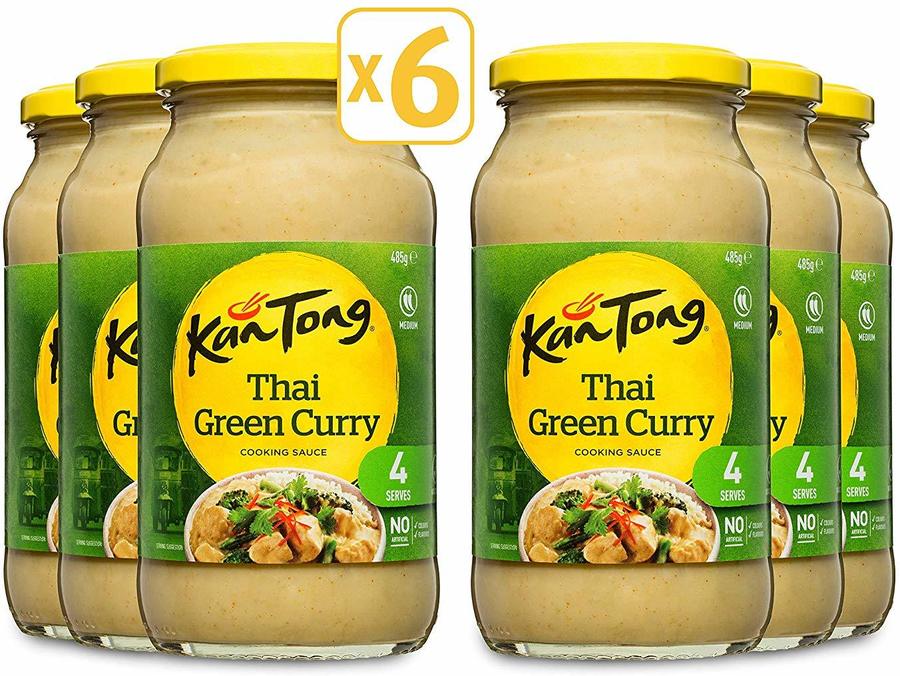 KANTONG Sauce Thai Green Curry 6x 485g 7.35 Amazon Delivery Free w Prime or 49 Spend OzBargain