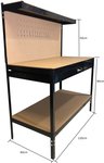Workbench 120cm Wide $108 + Free Shipping to S.E Qld, Melbourne Metro, Sydney Metro and Canberra @ The Shelf Shop