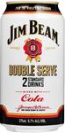 Jim Beam White & Cola Double Serve 375ml Can (30 Pack) ~ $71.74 Delivered (after Vouchers) @ Boozebud