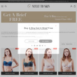 Get A Free Brief, When You Buy A Bra (Save $10.00) + Free Shipping Over $30 @ NEXXT TO SKIN