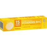 Select Vitamin B+C Effervescent Tropical $1 - 15 Pack (Save $3.50) @ Woolworths