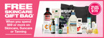 Free Skincare Bag ($170) with Selected $69 Brand Purchase Stack with 1/2 Price Olay, 40% off Sukin, Aveeno + More @ Priceline