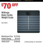 Withings Body Cardio Weight Scale $109.99 @ Costco (Membership Required)