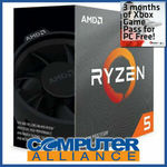 AMD Ryzen 5 3600 with Wraith Stealth Cooler $279.20 + $15 Delivery ($0 with eBay Plus) @ Computer Alliance eBay